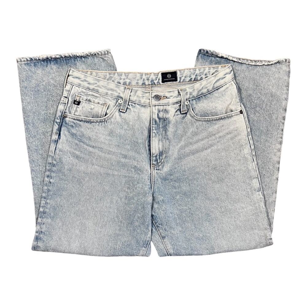 AG Adriano Goldschmied Rhett Aflame Vintage High Rise Straight Crop Jeans 32R